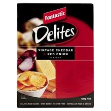 Fantastic Delites Vintage Cheddar & Red Onion 100g