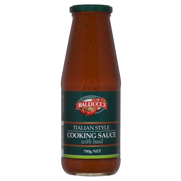 Balducci Italian Cooking Sauce Basil 700g