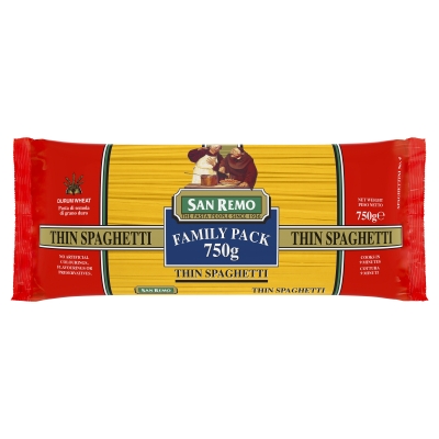 San Remo Dry Pasta Thin Spaghetti #4 750g