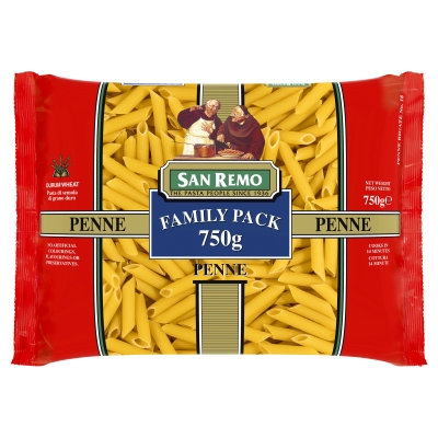 San Remo Dry Pasta Penne #18 750g