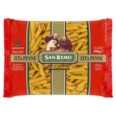 San Remo Dry Pasta Zita Penne #20 500g