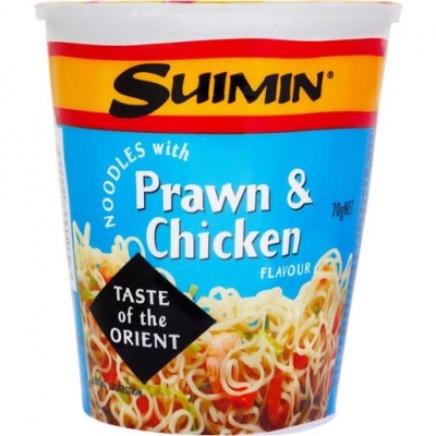 Suimin Cup Noodles Prawn & Chicken 70g