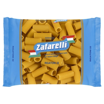 Zafarelli Dry Pasta Rigatoni #22 500g