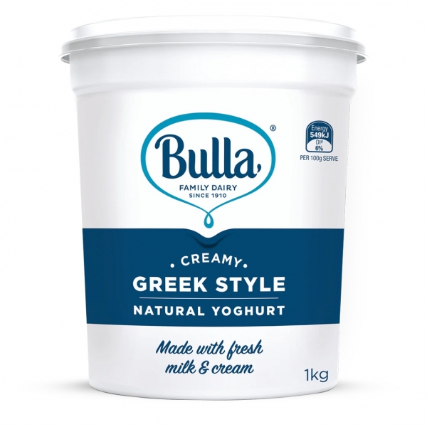 Bulla Yoghurt Greek Style 1kg