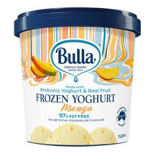 Bulla Frozen Yoghurt Mango 1L