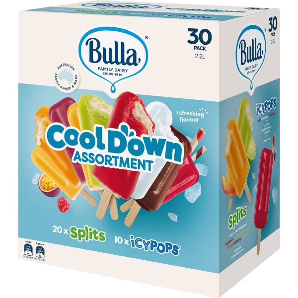 Bulla Cool Down Assortment Party Pack 30 Pack