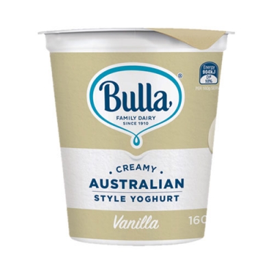 Bulla Australian Style Yoghurt Vanilla 160g