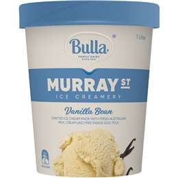 Bulla Murray Street Ice Creamery Vanilla Bean 1lt