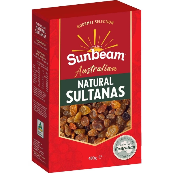 Sunbeam Natural Sultanas 450g