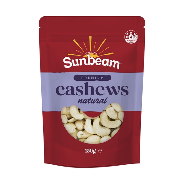 Sunbeam Cashews Natural 150g