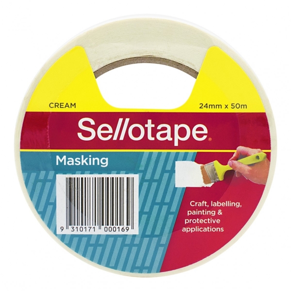 Sellotape Masking Tape 24mm x 50m