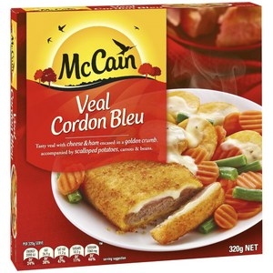 McCain Veal Cordon Bleu Dinner 320g