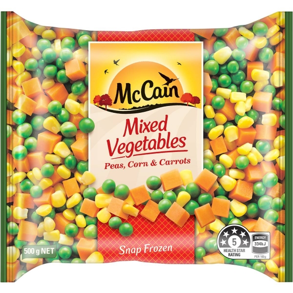 McCain Peas Corn & Carrot 500g