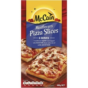 McCain Pizza Slices Meatlovers 600g