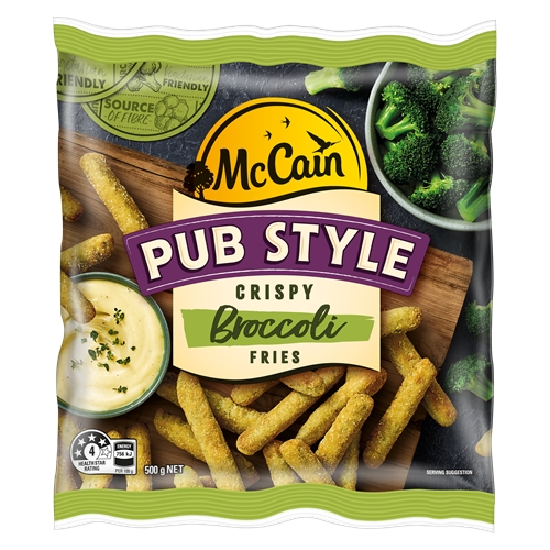 McCain Pub Style Broccoli Fries 500g