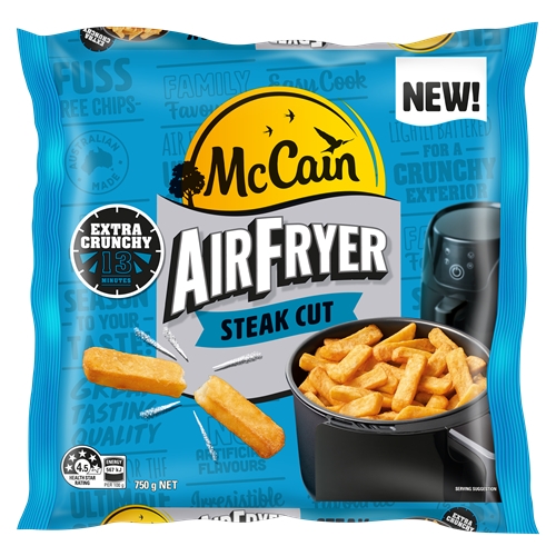 McCain Air Fryer Chips Steak Cut 750g