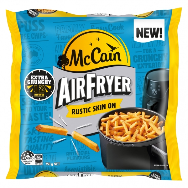 McCain Airfryer Chips Rustic Skin On 750g