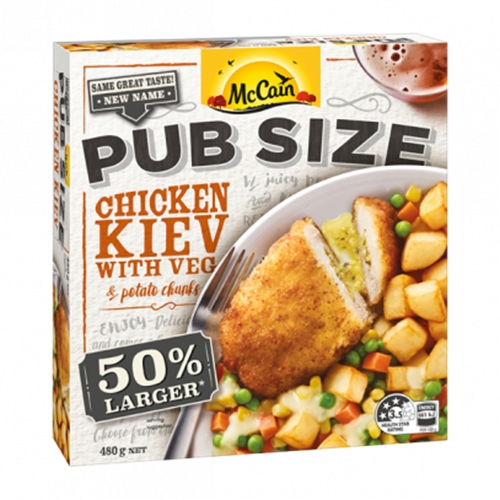 McCain Pub Size Chicken Kiev 480g