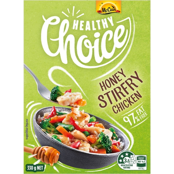 McCain Healthy Choice Honey Stirfry Chicken 330g