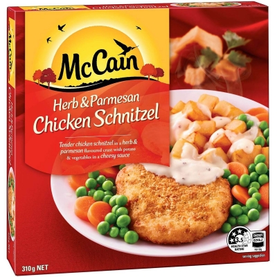 McCain Chicken Schnitzel Herb & Parmesan 310g