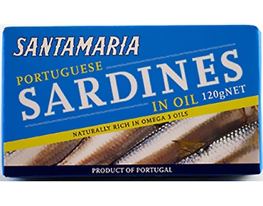 Santamaria Sardine Extra Virgin Olive Oil 120g