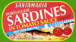 Santamaria Portuguese Sardines In Tomato Sauce 120g