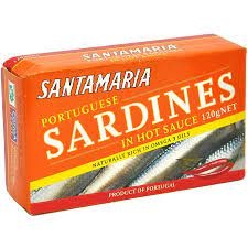 Santamaria Portuguese Sardines In Hot Sauce 120g