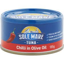 Sole Mare Tuna In Oil With Chilli 185g