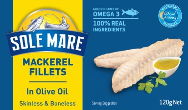 Sole Mare Mackerel Olive Oil 120g