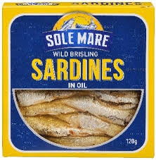 Sole Mare Brisling Sardines in Oil 120g