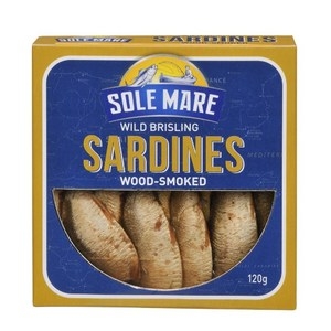 Sole Mare Brisling Sardines Smoked Oil 120g