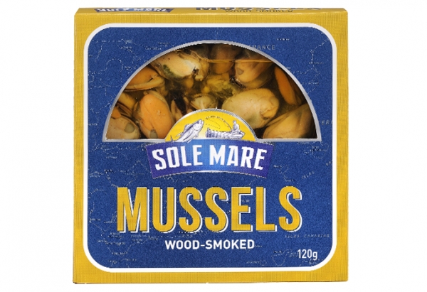 Sole Mare Smoked Mussels 120g