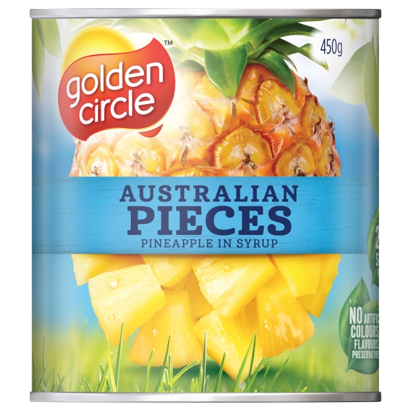 Golden Circle Pineapple Pieces In Syrup 450g