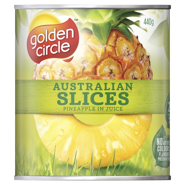 Golden Circle Pineapple Slices In Natural Juice 440g