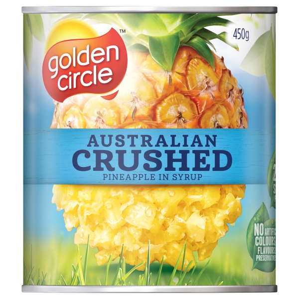 Golden Circle Crushed Pineapple In Syrup 450g