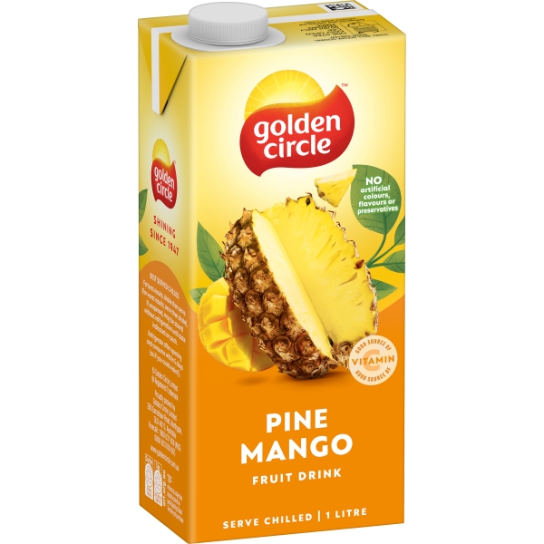 Golden Circle Pine Mango Fruit Drink 1lt