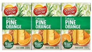 Golden Circle Pine Orange Fruit Drink 6 x 250ml