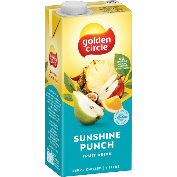 Golden Circle Sunshine Punch Fruit Drink 1lt