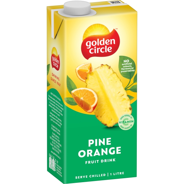 Golden Circle Pine Orange Fruit Drink 1lt