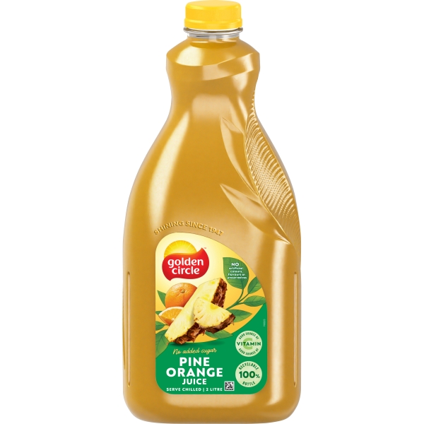 Golden Circle Pine Orange Juice 2lt