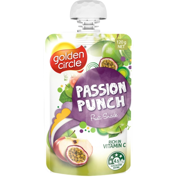 Golden Circle Fruit Pouch Passion Punch 120g