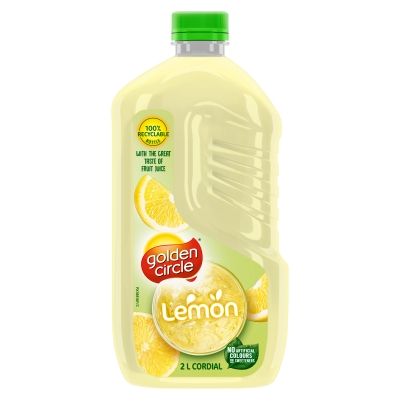 Golden Circle Cordial Lemon 2lt