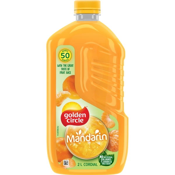 Golden Circle Cordial Mandarin 2lt