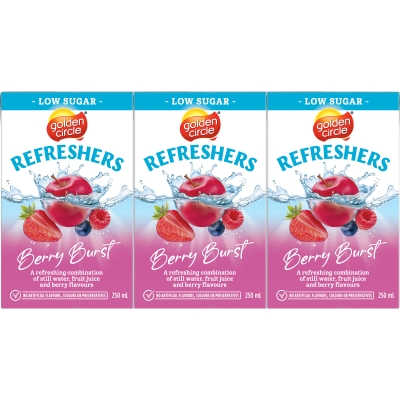 Golden Circle Refreshers Berry Burst 6 x 250ml