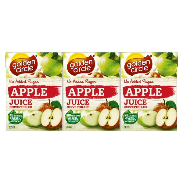 Golden Circle Apple Juice 6 x 200ml