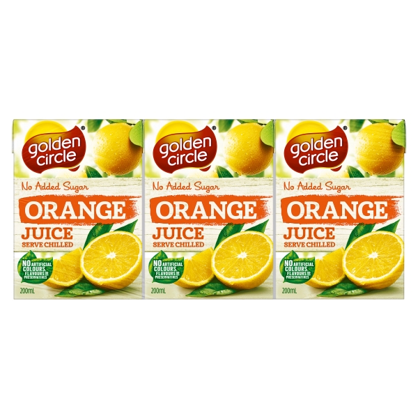 Golden Circle Orange Juice 6 x 200ml