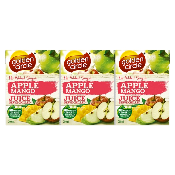 Golden Circle Apple Mango Juice 6 x 200ml