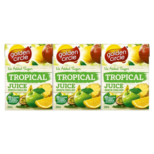 Golden Circle Tropical Juice 6 x 200ml