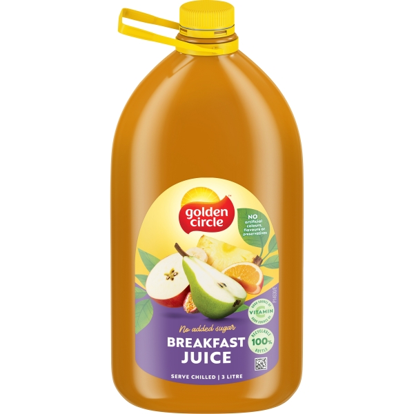 Golden Circle Breakfast Juice 3lt