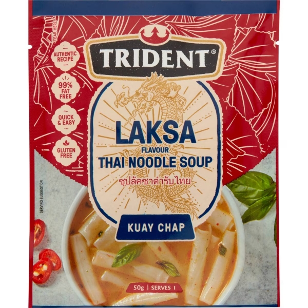 Trident Laksa Thai Noodle Soup Mix 50g